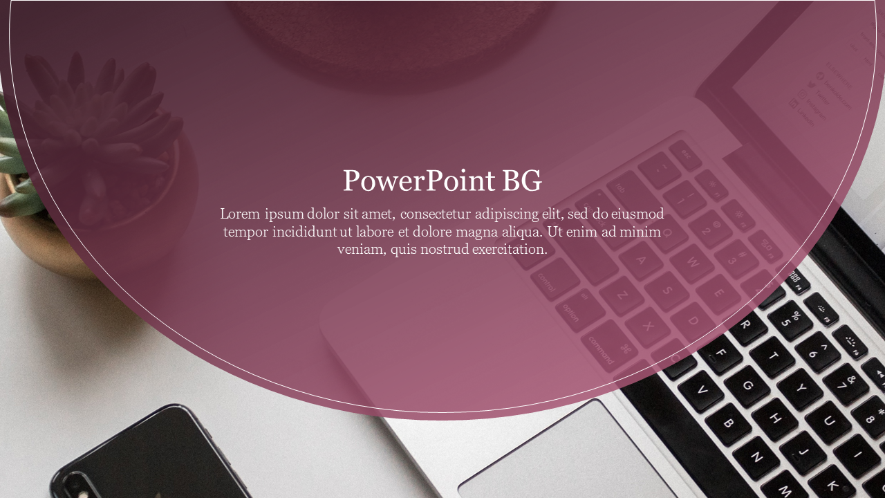 Creative PowerPoint BG Presentation Template 